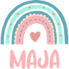 Maja Name Rainbow Baby