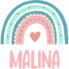 Malina Name Rainbow Baby