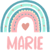 Marie Name Rainbow Baby