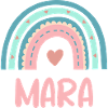 Mara Name Rainbow Baby
