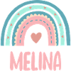 Melina Name Rainbow Baby