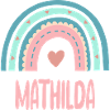 Mathilda Name Rainbow Baby