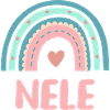 Nele Name Rainbow Baby