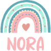 Nora Name Rainbow Baby