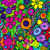 Magic flowers art