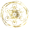 Metatrons Cube Gold Sacred Geometry