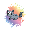 Raccoon Comic Animal