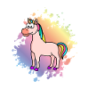 Einhorn Comic Tier