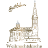 Weihnachtskirche Bethlehem, handgezeichnet
