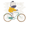 Vélo zèbre
