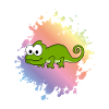 Caméléon Comic Animal