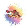 Armadillo Comic Animal