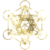 Metatrons Cube Gold Geometria Sacra