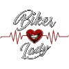 Biker Lady Heartbeat