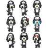 Sheepadoodle Dog Kawaii Emoticon