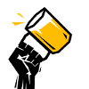 Beer power glass