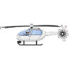 Pilot and helicopter white