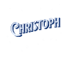 Christoph's name personalized