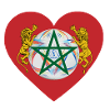 Morocco football heart