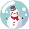 Schneeman Snow Globe