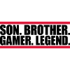 Fils Frère Gamer Légende