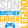 Son Brother Gamer Legend