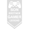 Son Brother Gamer Legend