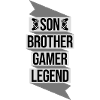 Son Brother Gamer Legend
