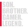Son Brother Gamer Legend