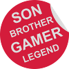 Son Brother Gamer Legend