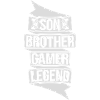 Fils Frère Gamer Légende