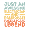 Electrician Paddleboard retro