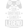 Son Brother Gamer Legend