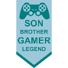Son Brother Gamer Legend