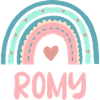 Romy Name Rainbow Baby