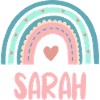 Sarah Name Rainbow Baby
