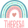 Theresa Name Rainbow Baby