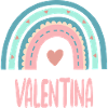 Valentina Name Rainbow Baby