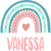 Vanessa Name Rainbow Baby