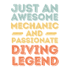 Mechanic diving retro