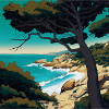 Tree by the sea