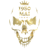 May 1980 Skull Gold