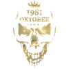 Octobre 1981 Skull Gold