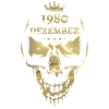 December 1980 Skull Gold