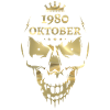 October 1980 Skull Gold