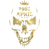 Avril 1981 Skull Gold