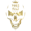 Juillet 1983 Skull Gold