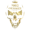 October 1983 Skull Gold