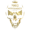 Septembre 1983 Skull Gold