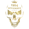 November 1984 Skull Gold